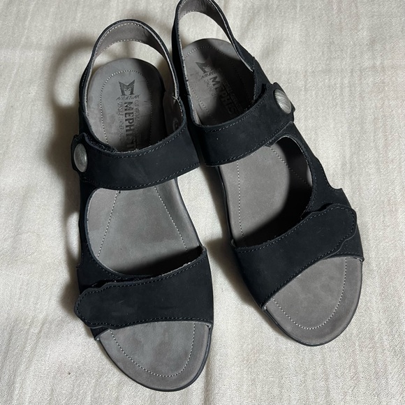 MEPHISTO Black Women’s Sandals Sz 37 EU (6.5 US) - Picture 4 of 11